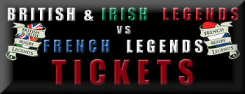 British & Irish Legends vs French Legends 2013 Tickets